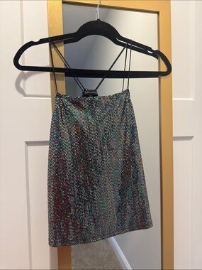 Iridescent top - Multicolor Shine